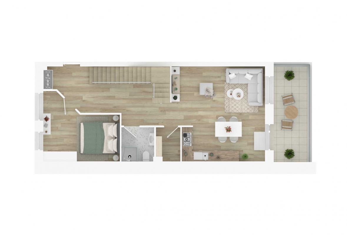Flat K3-32 floor plan